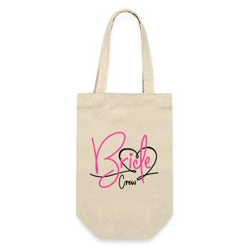 BRIDE CREW TEAM BRIDE BACHELORETTE PARTY - Gift Bag for Bottles - nature - Front