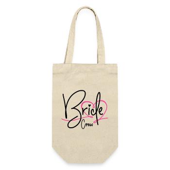 Bride Crew - Gift Bag for Bottles - nature - Front