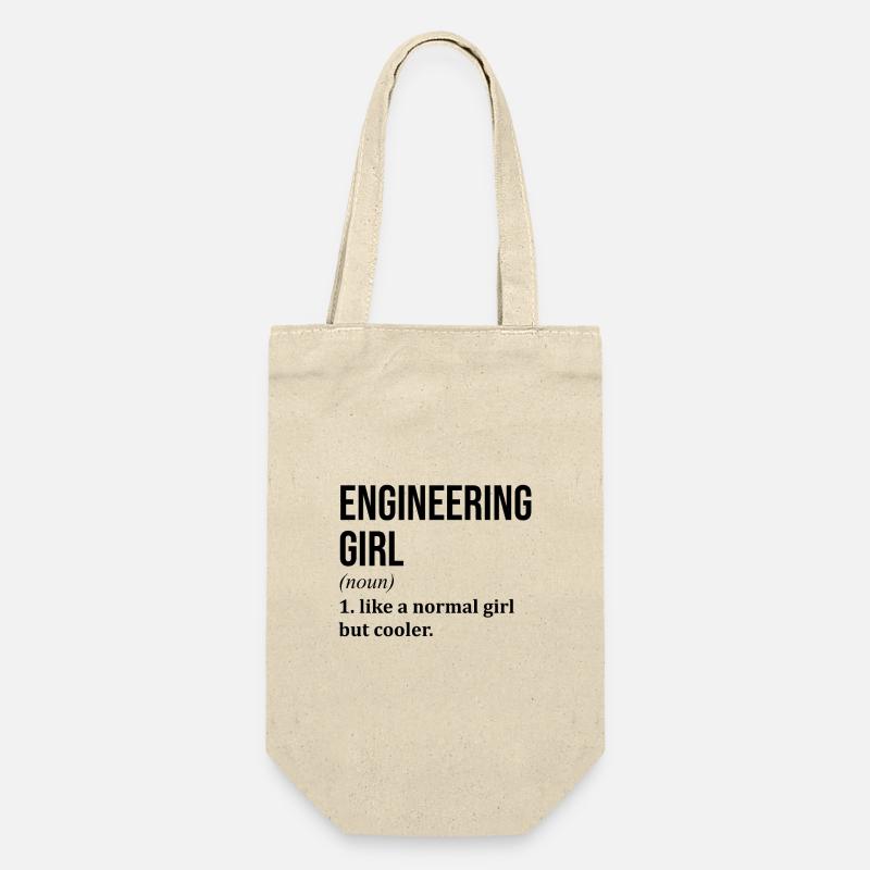 Engineering Girl Funny Saying - Gift Bag for Bottles - nature