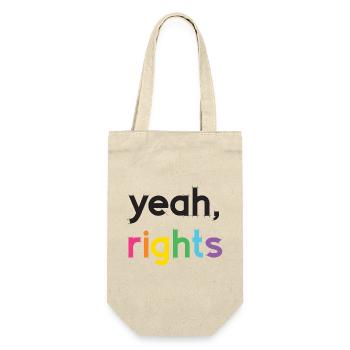 Pride Month LGBT - Yeah, Rights - Gift Bag for Bottles - nature - Front
