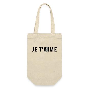 JE T'AbIME - Sac à bouteille - nature - Devant