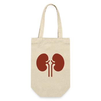 Kidney kidney cardiovascular metabolism - Gift Bag for Bottles - nature - Front