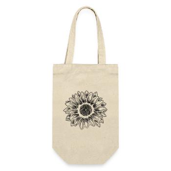 Conception de tournesol - Sac à bouteille - nature - Devant