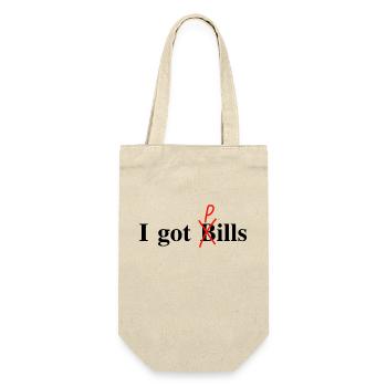I got Pills - Geschenkbeutel für Flaschen - Natur - Vorne