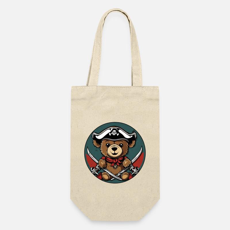 Teddy Bear / Cuddly Toy / Stuffed Animal / Gift Idea - Gift Bag for Bottles - nature