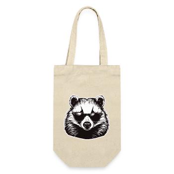 Badger / Rodent / Animal / Stripe / Wild - Gift Bag for Bottles - nature - Front