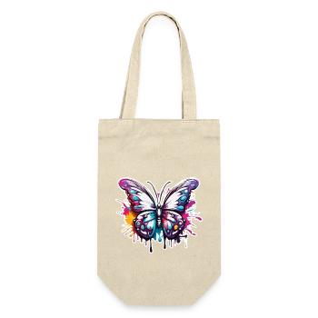 Schmetterling / Tier / Insekt / fliegen / Sommer - Geschenkbeutel für Flaschen - Natur - Vorne