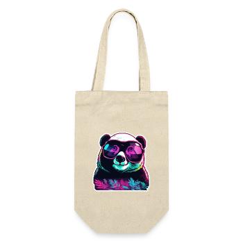 Panda / Animal / Zoo / Bamboo / Wild / Childlike - Gift Bag for Bottles - nature - Front