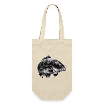 Spiegelkarpfen - Geschenkbeutel für Flaschen - Natur - Vorne