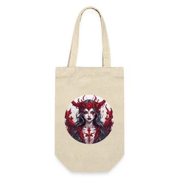 diabolical woman / blood / gothic / heavy metal - Gift Bag for Bottles - nature - Front