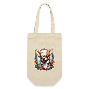 Chihuahua / small dog / animal / tiny / breed - Gift Bag for Bottles - nature - Front