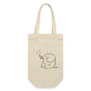 Petit éléphant - Sac à bouteille - nature - Devant