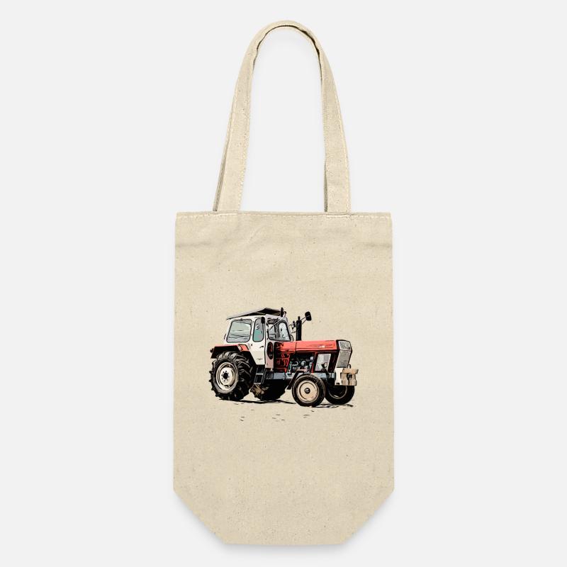 Fortschritt Traktor ZT - Geschenkbeutel für Flaschen - Natur