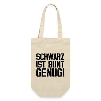 Bunte Schwarzheit - Geschenkbeutel für Flaschen - Natur - Vorne