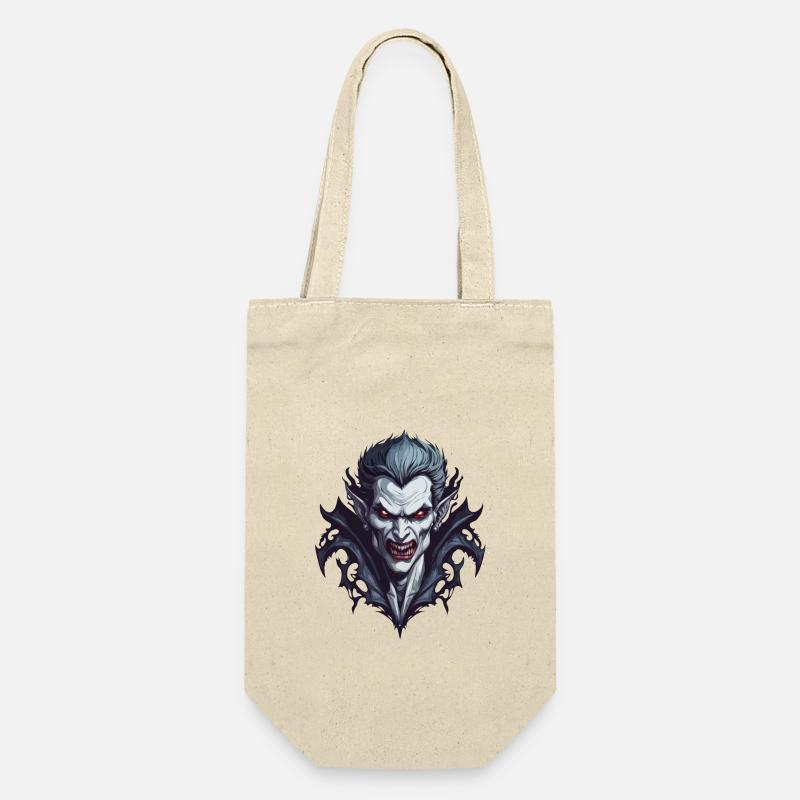 Vampir / Dracula / Blutsauger / Halloween / Mythos - Geschenkbeutel für Flaschen - Natur
