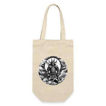Samurai / Japanese / Harakiri / Katana / Man - Gift Bag for Bottles - nature - Front
