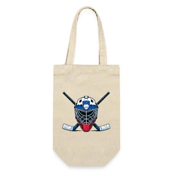 Ice Hockey Slovenia Flags Helmet Sports - Gift Bag for Bottles - nature - Front