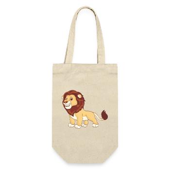 Ein prächtiger Löwe - Geschenkbeutel für Flaschen - Natur - Vorne