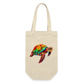 Tortue - Sac à bouteille - nature - Devant