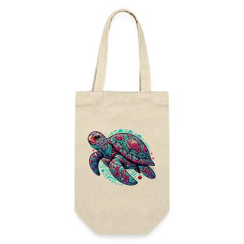 Tortue - Sac à bouteille - nature - Devant