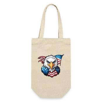 Drapeau des États-Unis et aigle des États-Unis - Sac à bouteille - nature - Devant