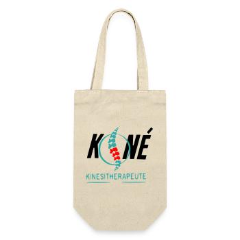 Physiotherapist - Gift Bag for Bottles - nature - Front