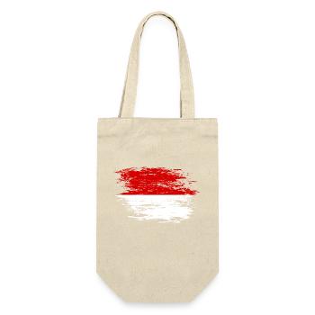 Drapeau indonésien utilisé - Sac à bouteille - nature - Devant