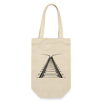 Dessin ferroviaire - Sac à bouteille - nature - Devant