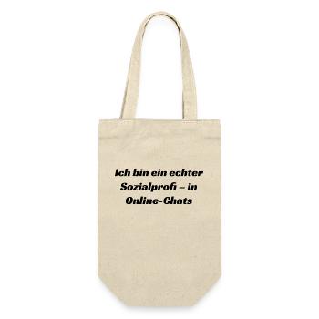 Typisch-Gamer - Geschenkbeutel für Flaschen - Natur - Vorne