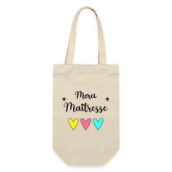 MISTRESS. THANK YOU. THANK YOU MISTRESS. MASTERS' GIFT - Gift Bag for Bottles - nature - Front
