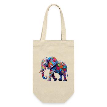 Éléphant - Sac à bouteille - nature - Devant