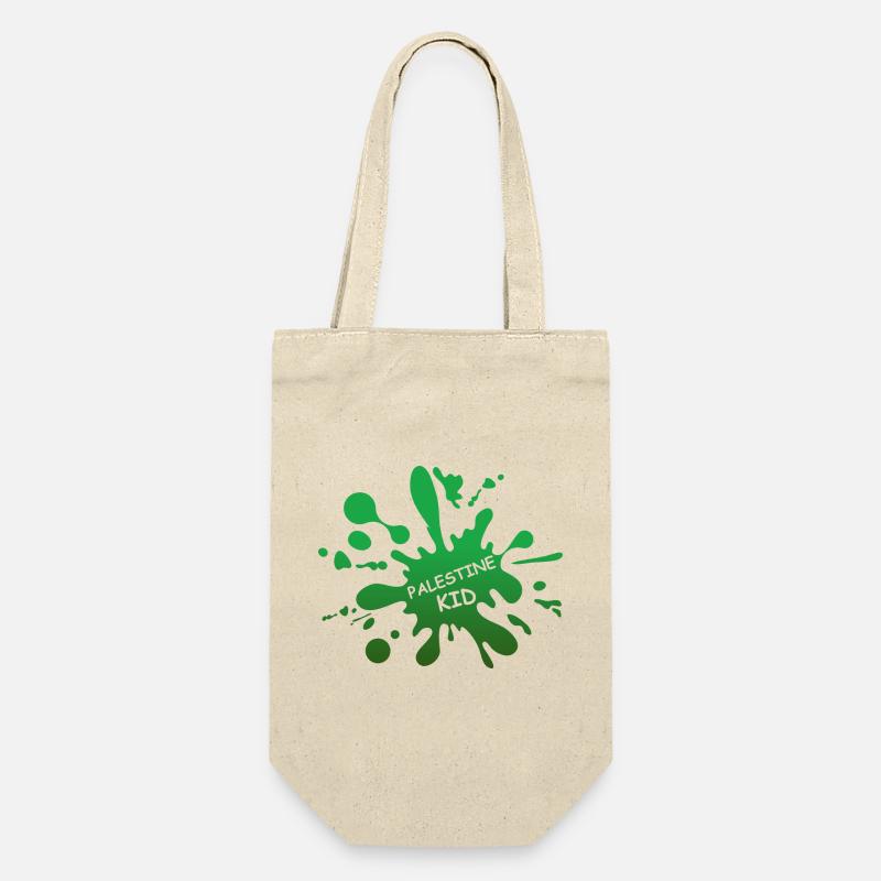 Palestine Kid Splash - Geschenkbeutel für Flaschen - Natur