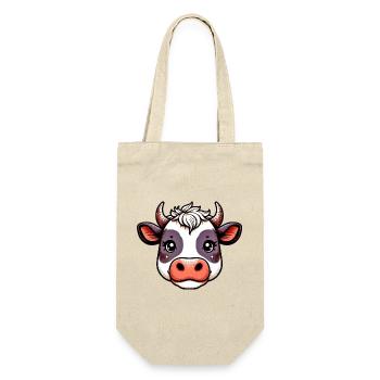 Vache - Sac à bouteille - nature - Devant