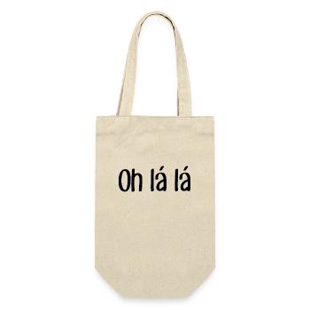 Oh lá lá - Cool Saying - Cool Quote - Gift Bag for Bottles - nature - Front
