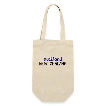 Auckland - New Zealand - Kiwi Aotearoa Neuseeland - Geschenkbeutel für Flaschen - Natur - Vorne