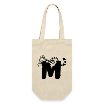 Lettre M Cat - Sac à bouteille - nature - Devant