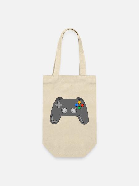 Controller - Geschenkbeutel für Flaschen - Natur
