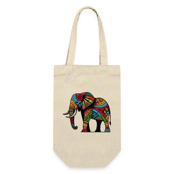 Éléphant - Sac à bouteille - nature - Devant
