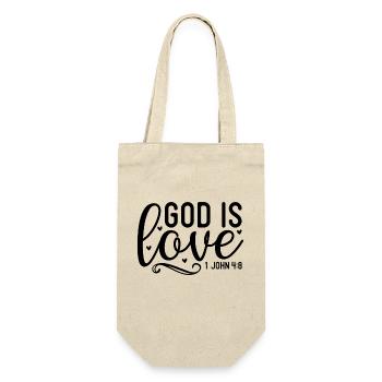 Dieu est amour - Sac à bouteille - nature - Devant