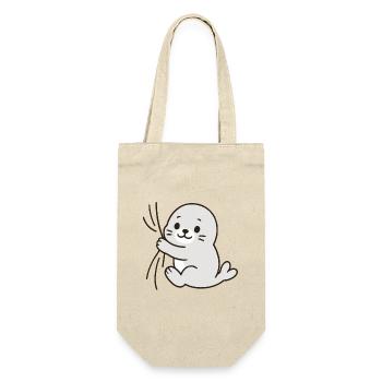Dear little seal - Gift Bag for Bottles - nature - Front
