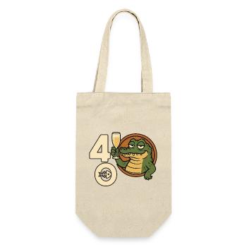 Vive le 40 – Édition Crocodile - Sac à bouteille - nature - Devant