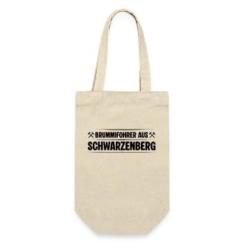 Fahrer Schwarzenberg - Geschenkbeutel für Flaschen - Natur - Vorne