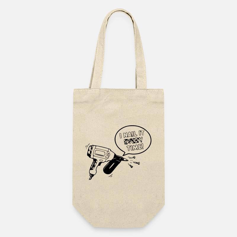 Conception de jouet humoristique avec outil à ongles - Sac à bouteille - nature