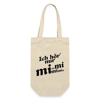 I only hear Mimi! - Gift Bag for Bottles - nature - Front