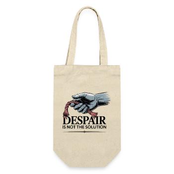 Resilient Hand Holding Frayed Rope - Gift Bag for Bottles - nature - Front