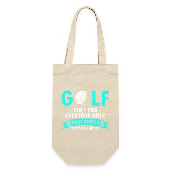 Golf Humor Cool People Love This Game - Gift Bag for Bottles - nature - Front