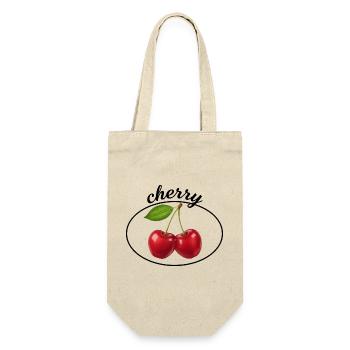 Emblème Duo Cerise - Sac à bouteille - nature - Devant