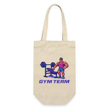 Bodybuilder Gym Bande dessinée - Sac à bouteille - nature - Devant