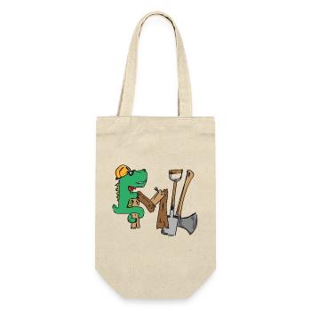Emil Croki de chantier avec outils - Sac à bouteille - nature - Devant