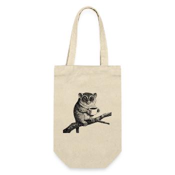 Coffee Tarsier - Gift Bag for Bottles - nature - Front
